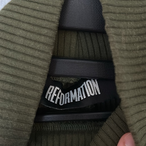 Reformation long sleeve turtle neck rib knit dress - Picture 7 of 8